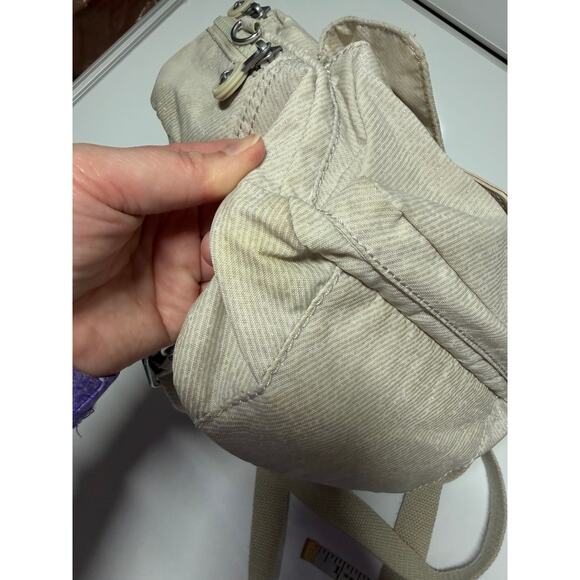 Kipling small backpack purse floral drawstring, 8x10x4, for both girls & women - Picture 8 of 12